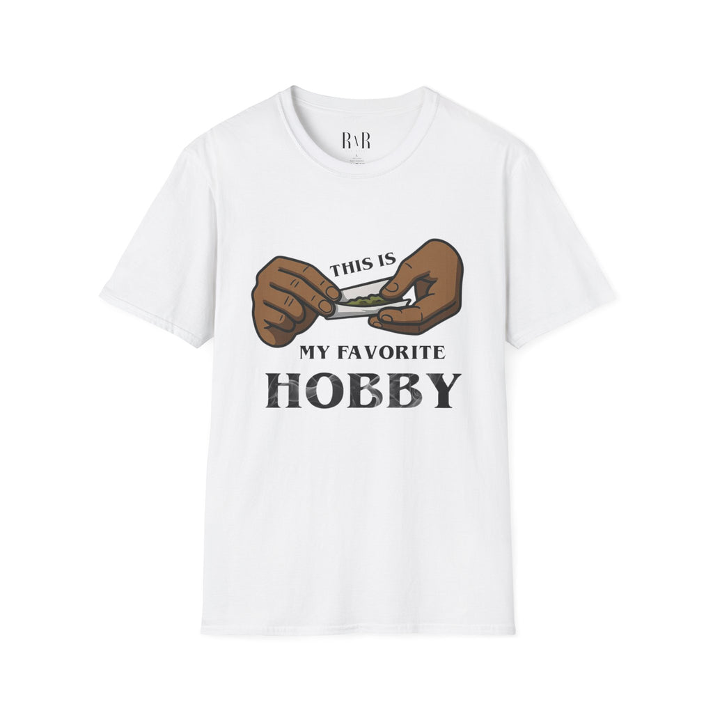 T-Shirt — "This Is My Favorite Hobby" R x R Worldwide Rolling Hands Graphic Tee
