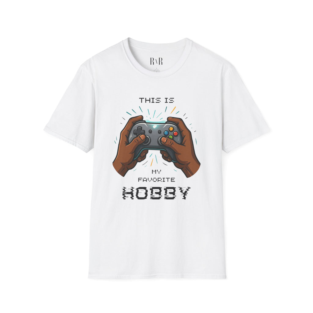 Gamer Controller T‑Shirt — "This Is My Favorite Hobby" RxR Worldwide Graphic Tee