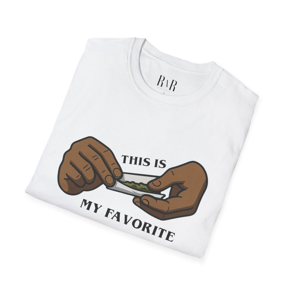 T-Shirt — "This Is My Favorite Hobby" R x R Worldwide Rolling Hands Graphic Tee
