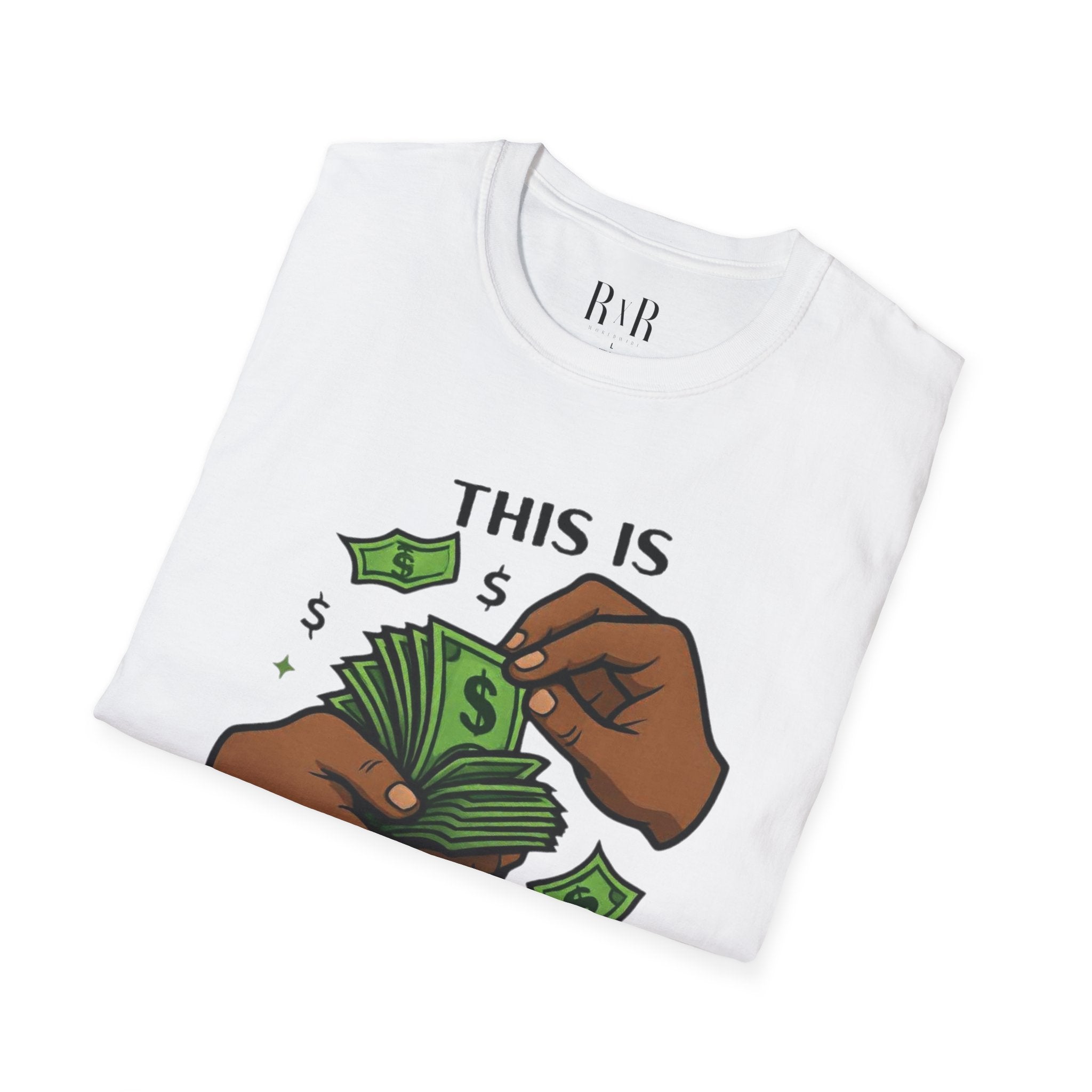 Money Counting T-Shirt — "This Is My Favorite Hobby" R x R Worldwide Graphic Tee