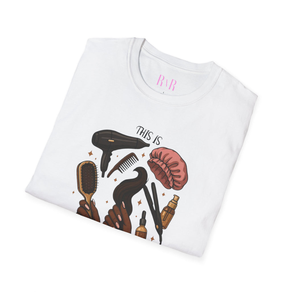 Stylist Tools T-Shirt — "This Is My Favorite Hobby" Hairstylist  R x R Worldwide Tee